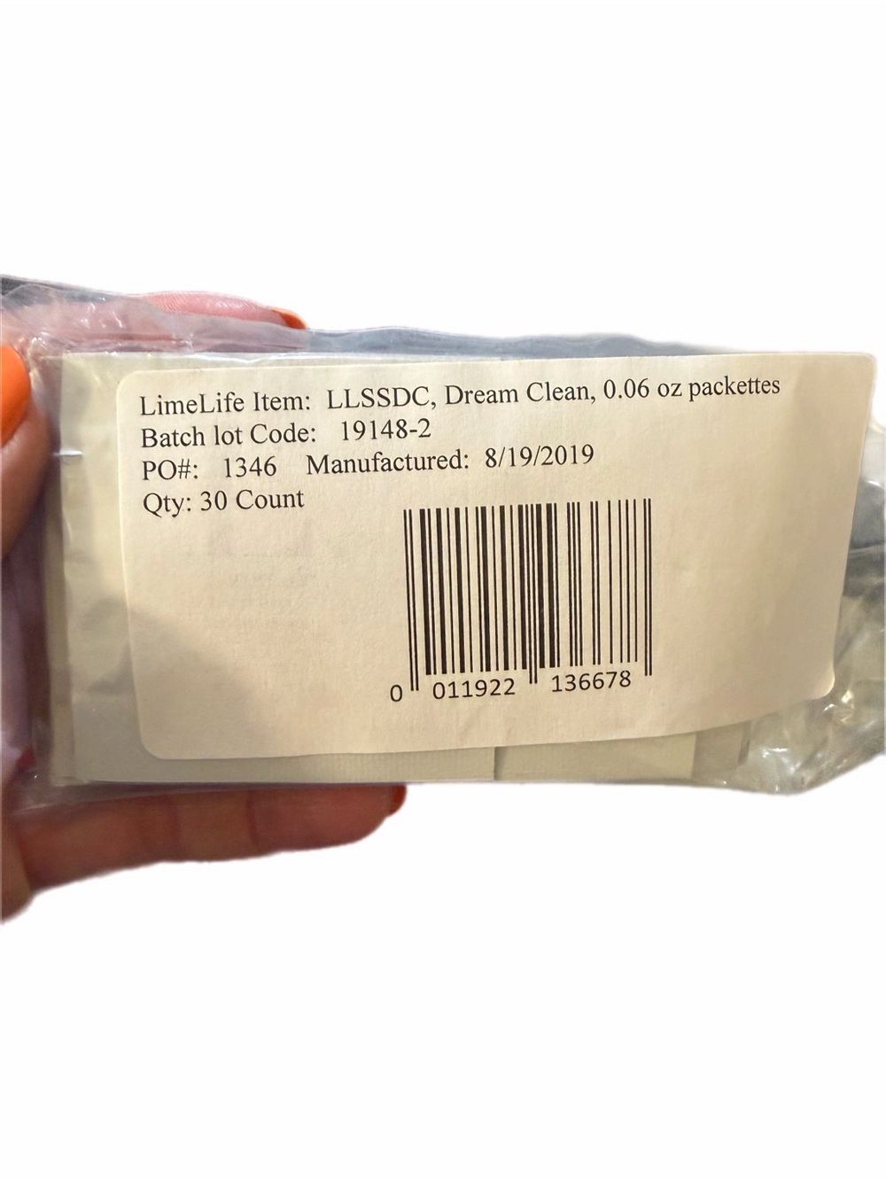 Limelife Dream Cleam 0.06 oz packets 30 count